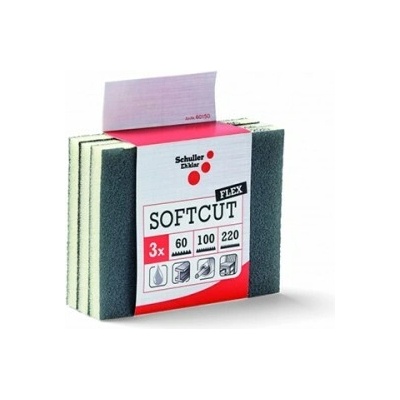 Schuller Brúsne špongie SOFTCUT Flex 3x60,100,220/60150