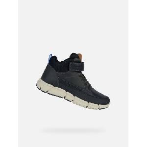 Geox Черни детски анкл обувки Geox Flexyper Geox | Cheren | Момчешки | 37