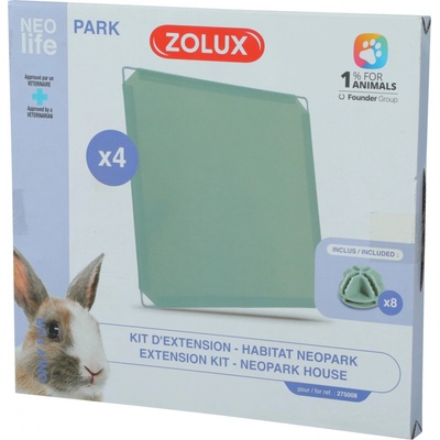 Zolux Neopark komponenty do klece králík 4 panely plné – Zboží Dáma