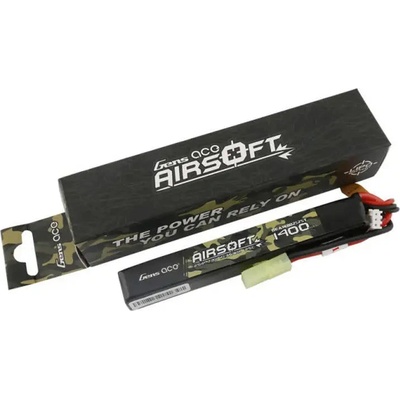 Gens ace Батерия Gens ace, 25C, 1400mAh, 2S1P, 7.4V, Airsoft Gun Lipo Battery с mini Tamiya конектор (GEA14002S25T)