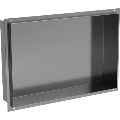 Mexen X-Wall-NR вдлъбната лавица без рамка 45 x 30 см, четка с пушечно сиво (19E1453010)