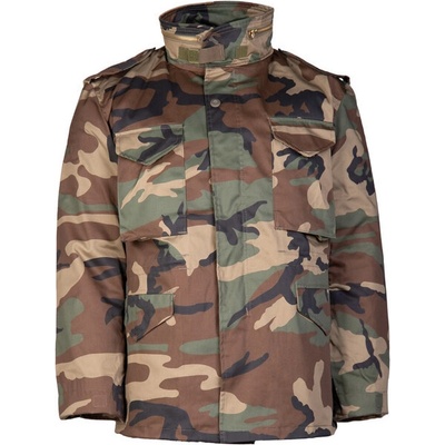 Bunda Mil-Tec zimná US M65 woodland