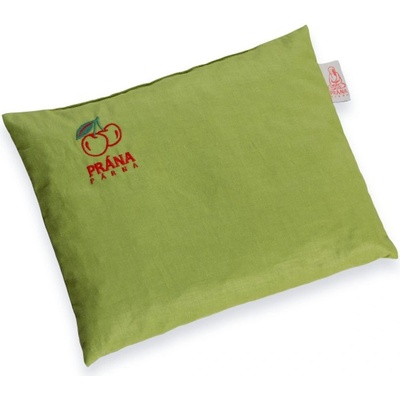 Ohřívací polštář PRÁNA s peckami třešně zelená