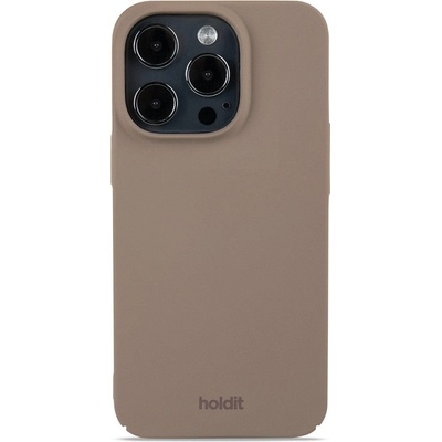 Holdit Калъф Holdit - Slim, iPhone 15 Pro, кафяв (7330985159572)