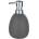 WENKO Дозатор за течен сапун Wenko - Polaris Mod, 9.5 х 16.2 х 9 cm, керамика, сив мат (24017100)