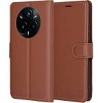 Techsuit Технически костюм - кожено фолио - Realme 14 Pro+ - кафяво (KF2347056)