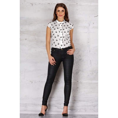 InfiniteYou Woman's Shirt M176 svetlomodrá