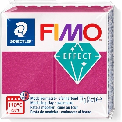 Fimo efekt 57g metalická červená
