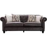 EX Home Триместен диван EX Home модел Chesterfield Espresso
