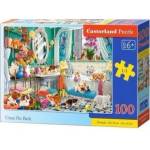 Castorland Puzzles 100 Crazy Pet Bath CASTOR