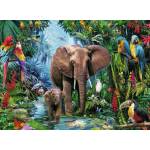 Ravensburger - Puzzle Elephants in Jungle - 150 piese