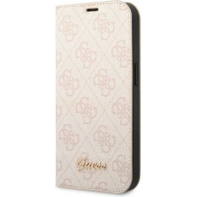 GUESS Калъф Guess GUBKP14LHG4SHP за iPhone 14 Pro 6.1", розов / розов, 4G Vintage Gold Logo (GUE002316-0)