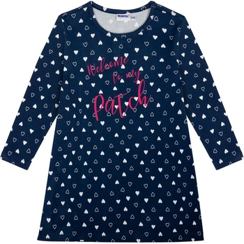 Winkiki dievčenské šaty WKG 02831 tmavo modrá