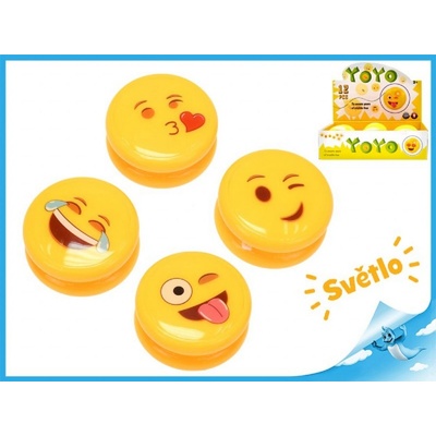 Jojo smajlík 6 cm na baterie se světlem