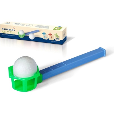 MAGIC BALL modrý kouzelný míček foukací hlavolam v krabičce – Hledejceny.cz
