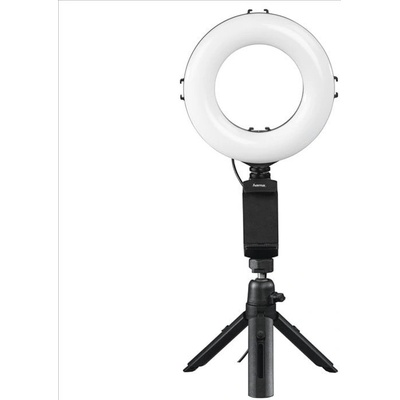 Hama 4644 kruhové LED svetlo 6,7" pre smartfóny/tablety, s Bluetooth spúšťou a stolným statívom