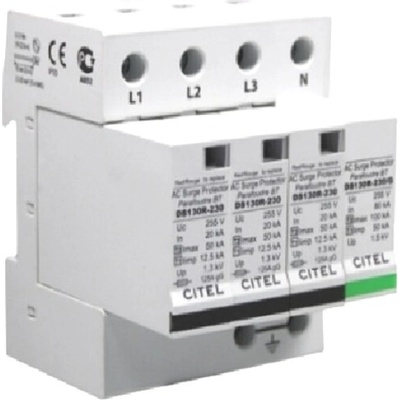 Tracon Zvodič prepätia T1+T2 12,5 kA 4P 3P+NPE DS134RS-230/G Citel