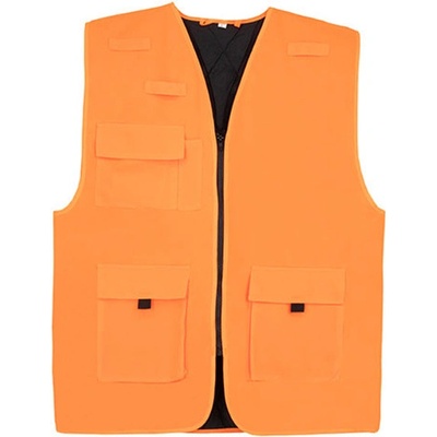 Korntex Kiel Multifunkčná pracovná reflexná vesta KX166 Signal Orange