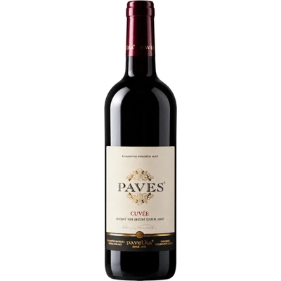 Pavelka a syn Paves červený Suché 13% 0,75 l (čistá fľaša)