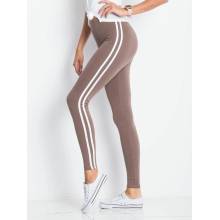 Leggings-RV-LG-4954.26-brown hnedá BASIC Feel Good 2016102292340