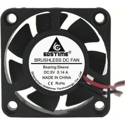 Ventilátor 40x40x10mm, XH2.54, 5V DC