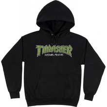 Thrasher BRICK PO HOOD Black