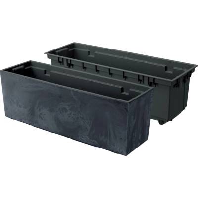 Prosperplast Truhlík URBI CASE BETON EFFECT antracit 58cm