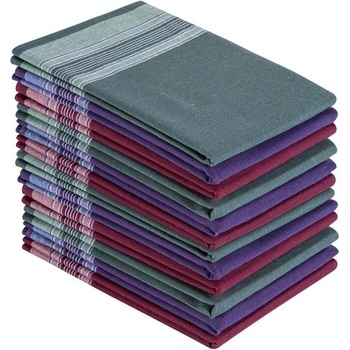 Bavlněné pánské kapesníky TEODOR 12 ks 38x38 cm