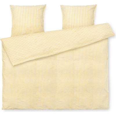 Juna Спално бельо Bæk & Bølge с 2 калъфки за възглавници 60 x 63 cm 200 x 220 см жълто (637013)