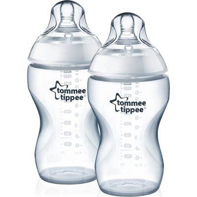 Tommee Tippee C2N 2ks transparentní 340ml