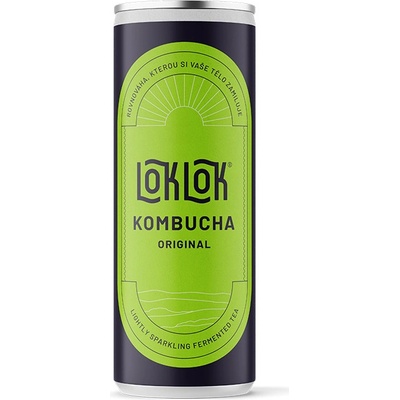 Loklok kombucha Originál 12 x 250 ml