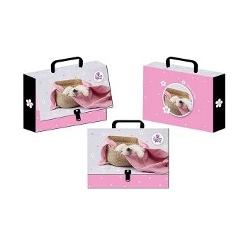 Beniamin Cardboard briefcase for clip The Sweet Pets dog A4+ mix Beniamin (5986)