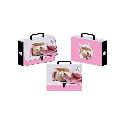 Beniamin Cardboard briefcase for clip The Sweet Pets dog A4+ mix Beniamin (5986)
