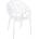 Siesta Exclusive SI-Стол CRISTAL(052)GLOSSY WHITE and Black(0333) (014245)