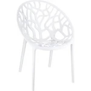 Siesta Exclusive SI-Стол CRISTAL(052)GLOSSY WHITE and Black(0333) (014245)