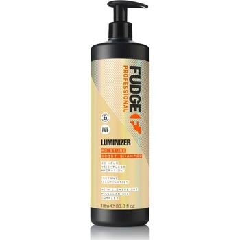 Fudge Luminizer Moisture Boost Shampoo hydratační šampon pro ochranu barvy pro barvené a poškozené vlasy 1000 ml