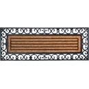 ESSCHERT DESIGN BEST FOR BOOTS XL s kokosovým vláknem a ornamenty černá 120 x 45 cm