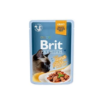 Brit Premium Cat Delicate Tuna Fillets филенца от риба тон в сос 85gr