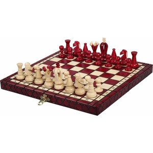 Sunrise Шах Sunrise - King's Chess Small, червен (CH113 CHERRY)