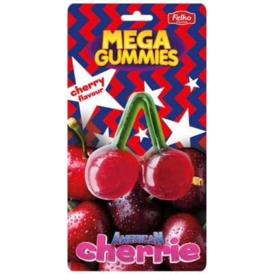 Felko Mega Gummies želatinová třešeň 120 g