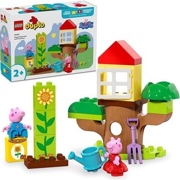LEGO® DUPLO 10431 Prasiatko Peppa – záhrada a domček na strome