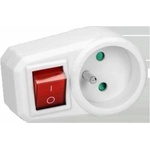 ORNO GROUP Adapter 2P-Z with switch