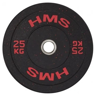 HMS Гумен диск 25 кг/ 51 мм hms htbr25 - червен