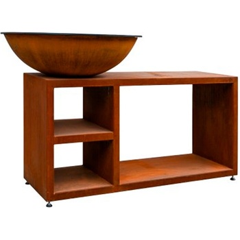 Quoco Piatto Tavolo Medium Corten