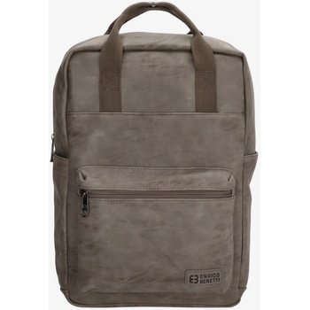 Enrico Benetti Rotterdam 13" раница за тетрадки Medium Taupe Enrico Benetti | Siv | МЪЖЕ | ЕДИН РАЗМЕР