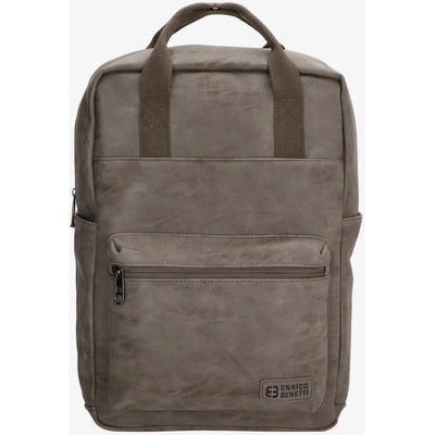 Enrico Benetti Rotterdam 13" раница за тетрадки Medium Taupe Enrico Benetti | Siv | МЪЖЕ | ЕДИН РАЗМЕР