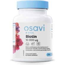 Osavi Biotin Extra Strength 10 mg 60 rostlinných kapsúl