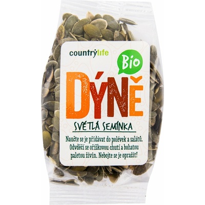Country Life Tekvicové semienka svetlé BIO 100 g