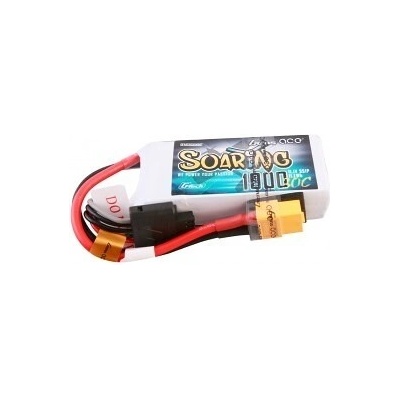 Gens ace G-Tech Soaring 1000 mAh 11.1V 30C 3S1P Lipo Battery Pack with XT60 Plug GEA103S30X6GT