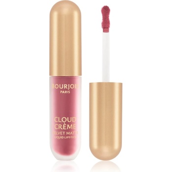 Bourjois Cloud Crème Velvet Matte ултра матиращо течно червило цвят 05 Flirty Rose 3.1ml